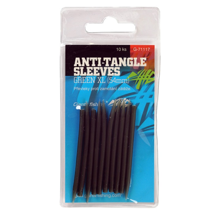Gubancgátló hüvely Anti-Tangle Sleeves Green XL / 10db (54mm)