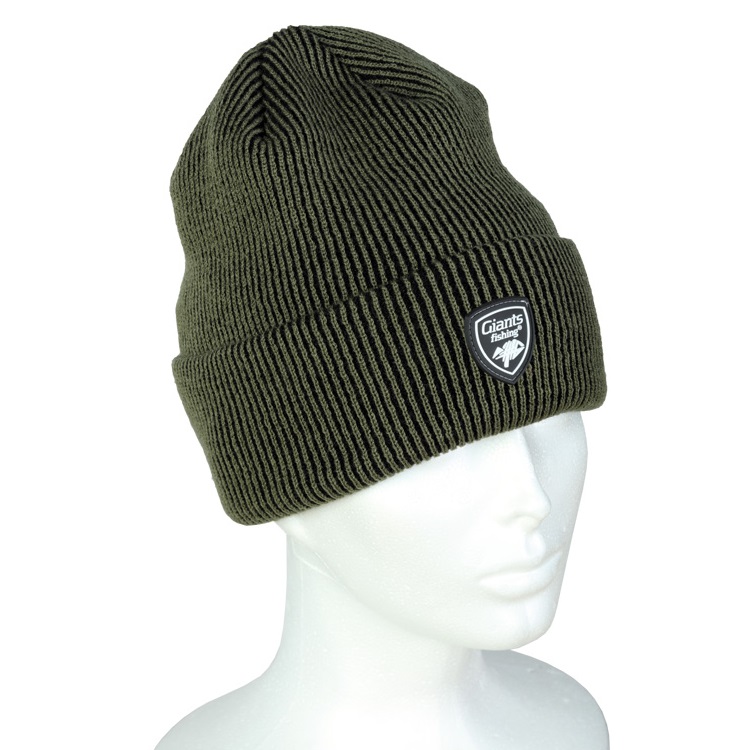 Kötött télisapka zöld/fekete