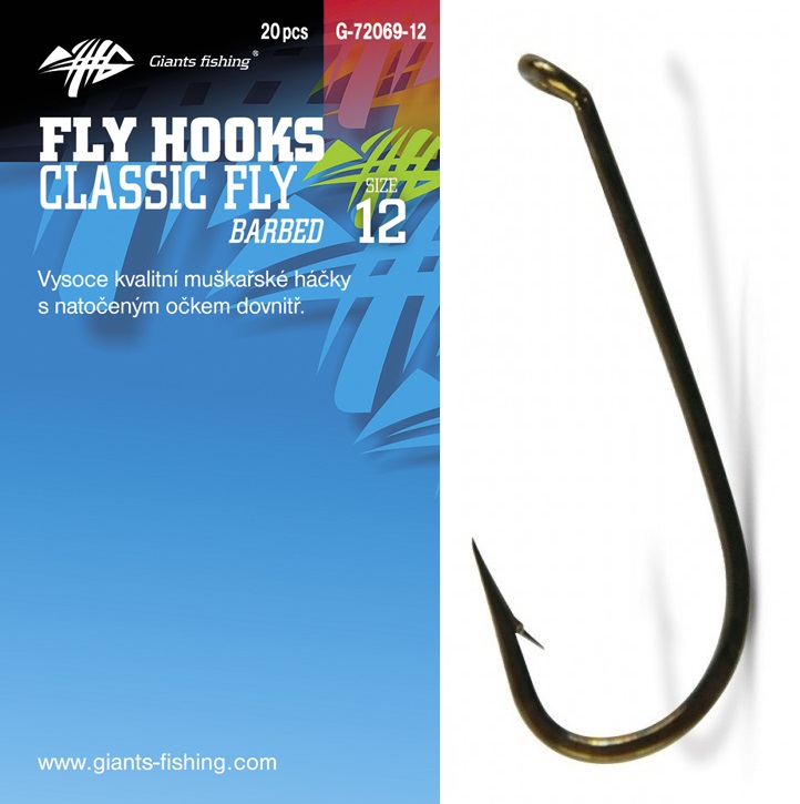 Legyező horog, 10db / méret 10