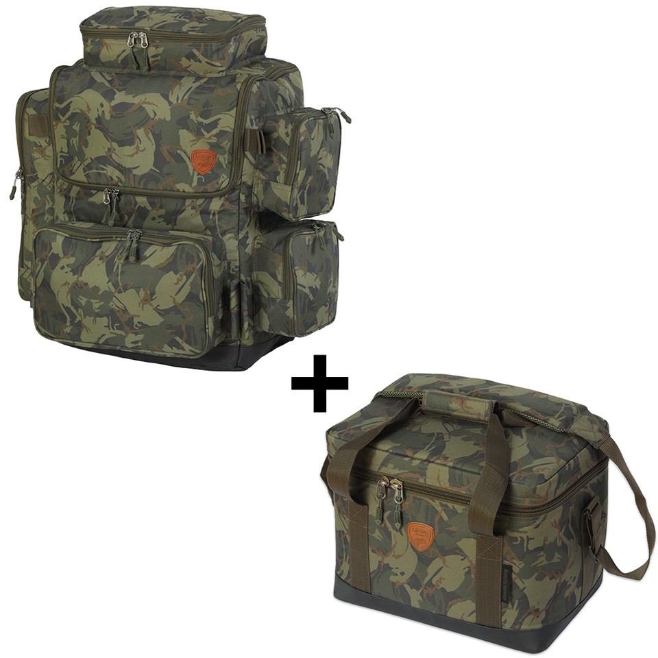 Giants fishing Akční set - Batoh Luxury X-Large Rucksack + Chladící taška Thermo Cooler Bag